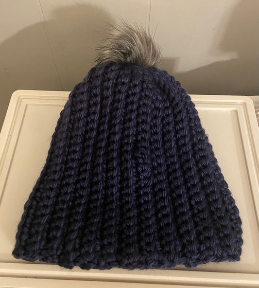 Navy Winter Hat & Scarf set