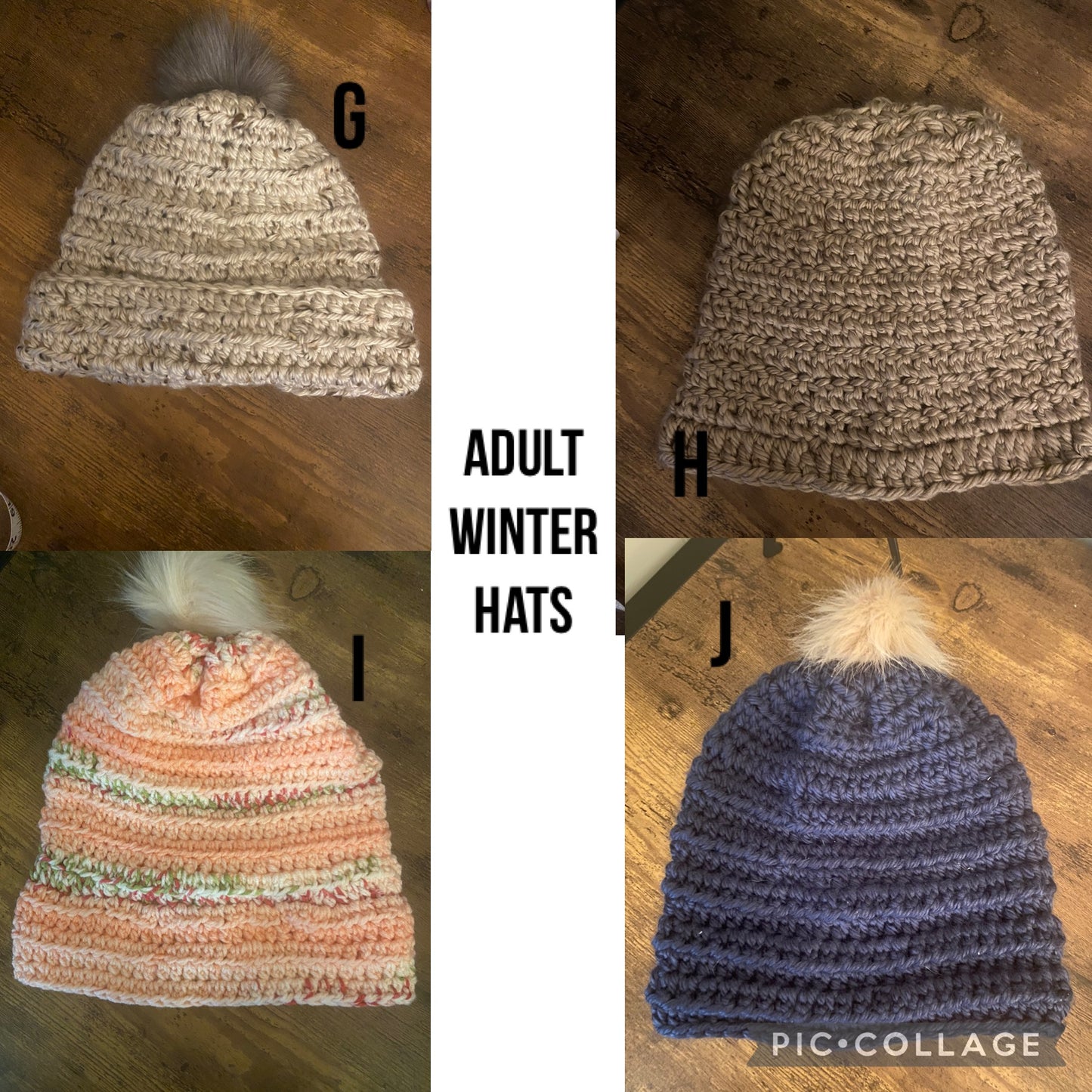 Adult winter Hats