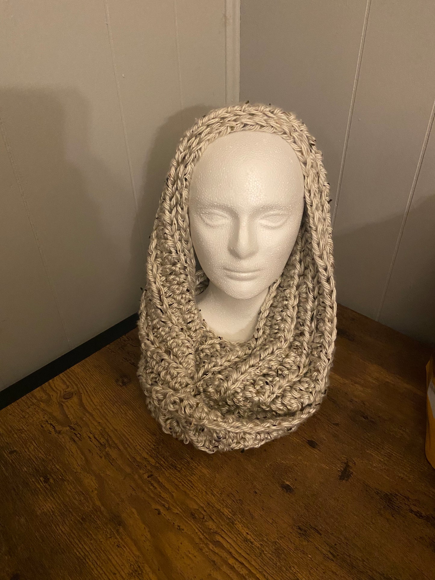 Aspen Tweed Head Scarf