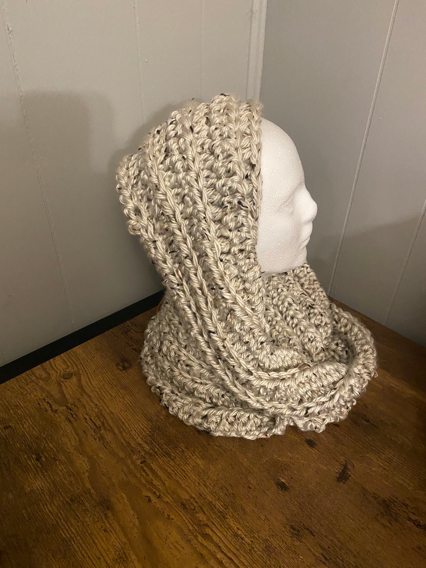 Aspen Tweed Head Scarf