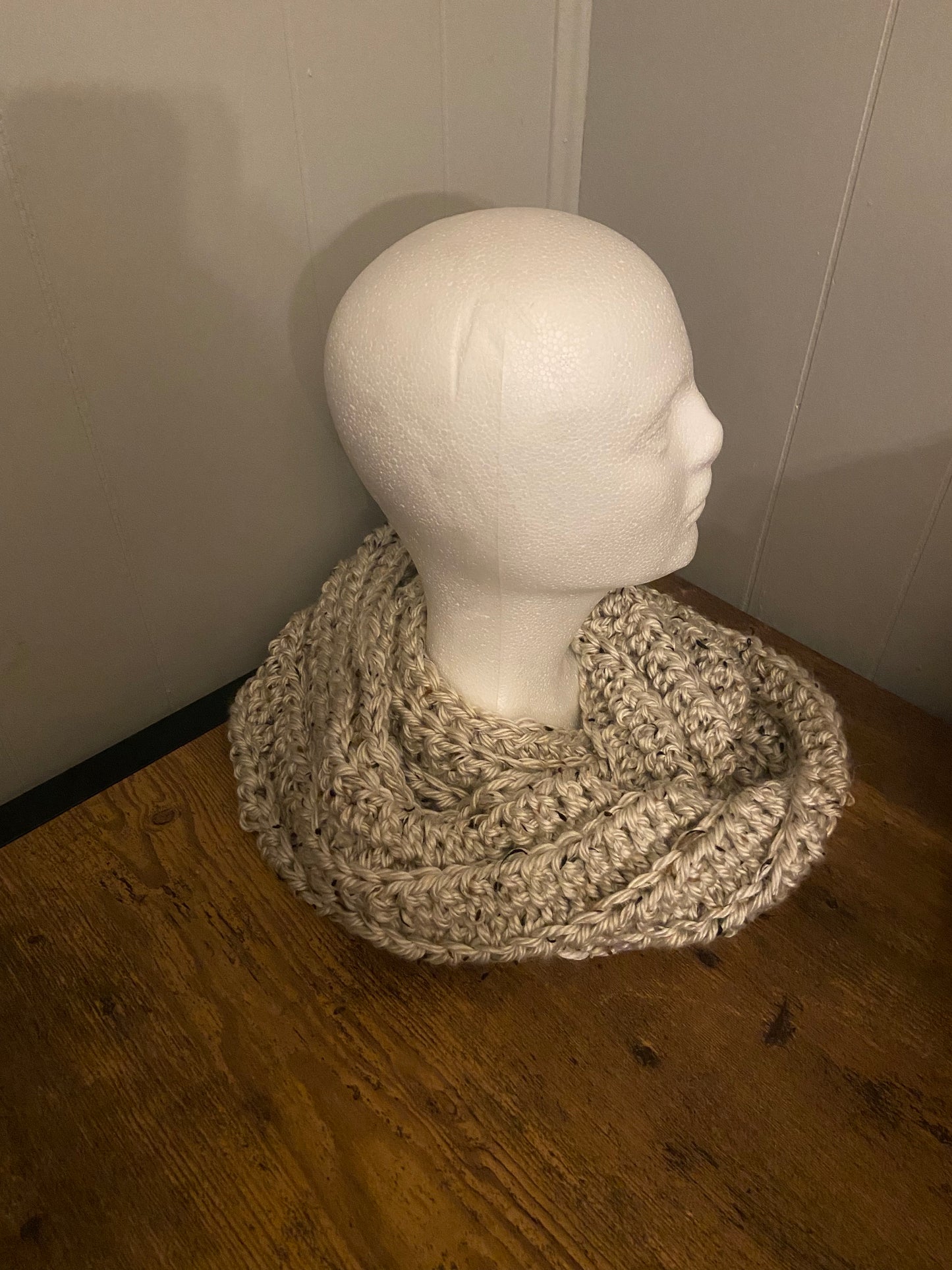 Aspen Tweed Head Scarf